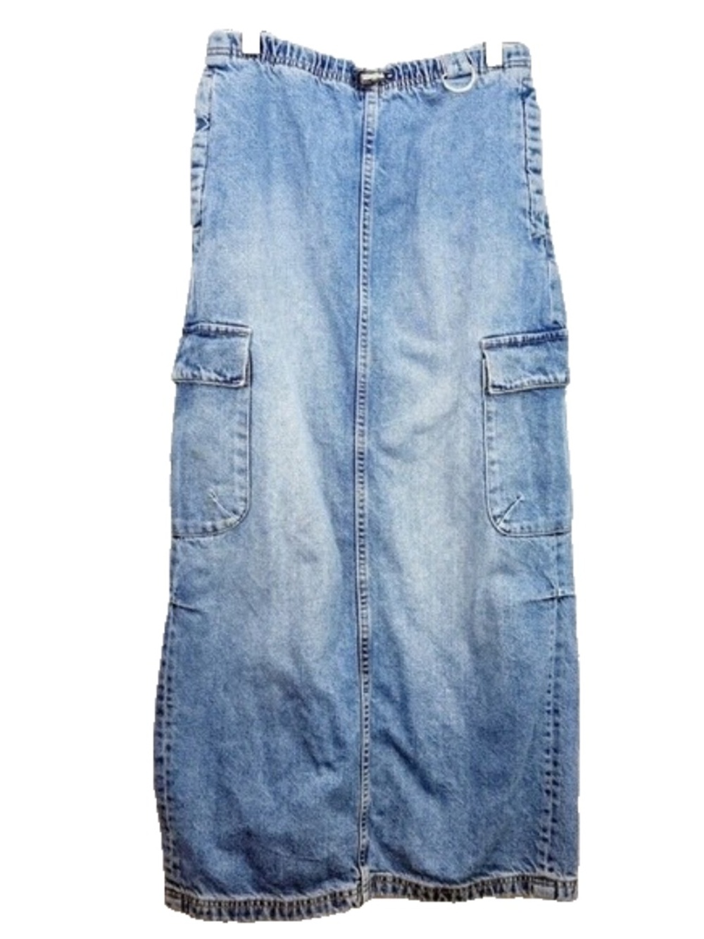 Zara Womens Denim Cargo Jean Skirt Size XS